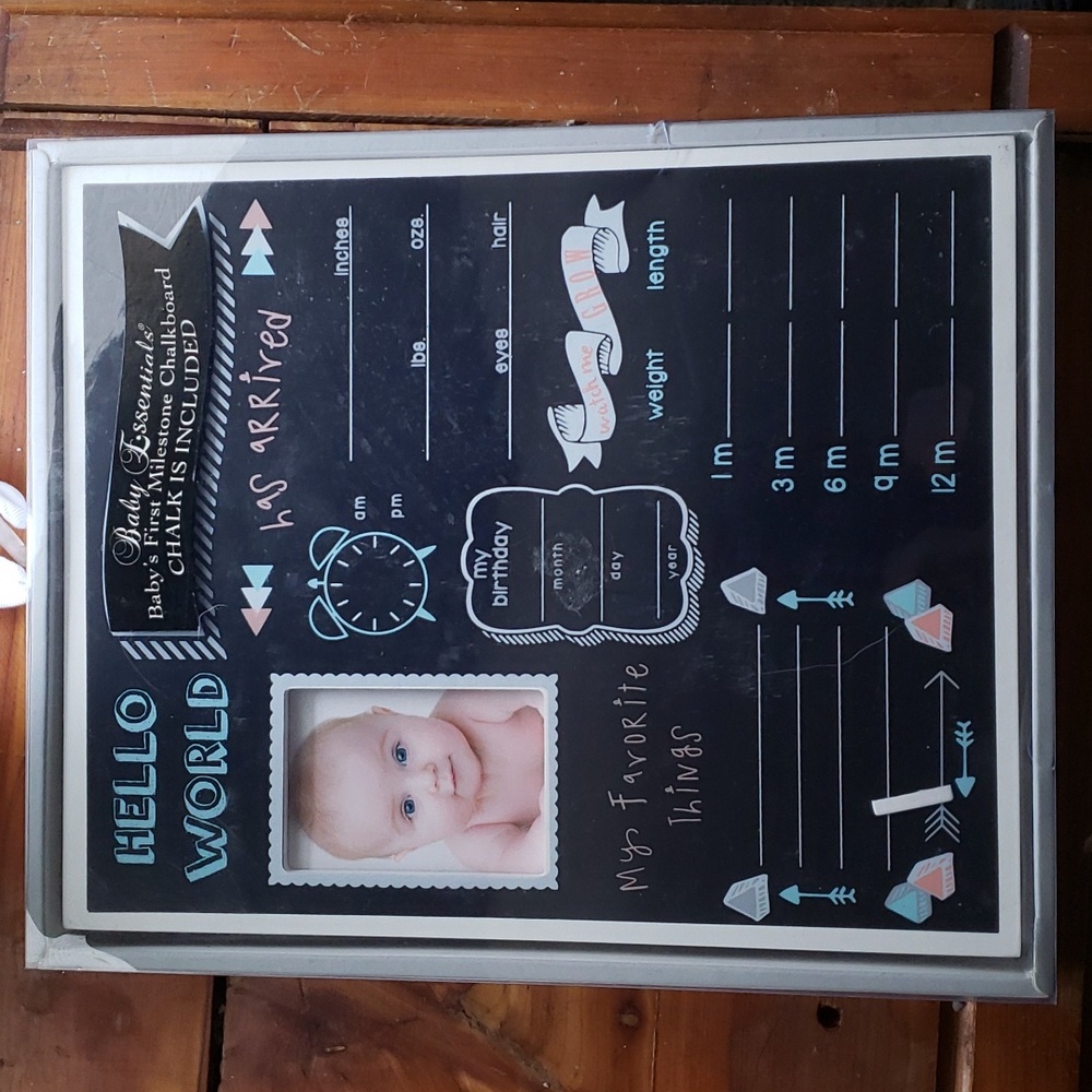 Babys First Milestone Chalkboard